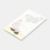 蝶葉付きセピカラフルア ポストイット (アングル)