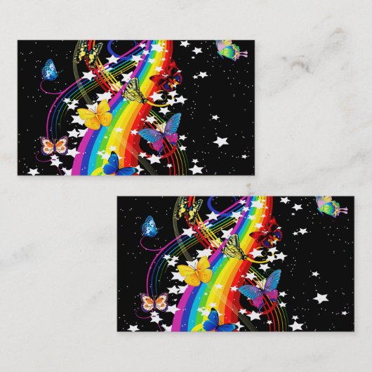 蝶虹の名刺 名刺 (正面/裏面)