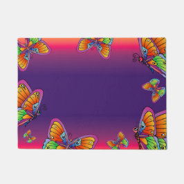 蝶蝶 ドアマット