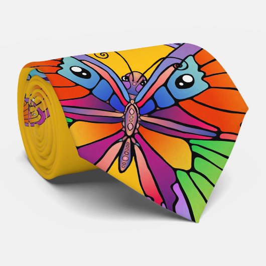 蝶蝶 ネクタイ (ロール)