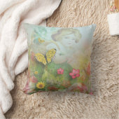 蝶装飾用クッション クッション (ブランケット)