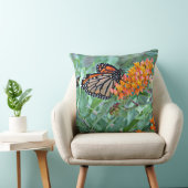 蝶装飾的な枕 クッション (椅子)