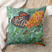 蝶装飾的な枕 クッション (ブランケット)