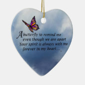 蝶記念物の詩 セラミックオーナメント (右)
