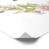 蝶賛美フローラリースポスター ポスター (角)