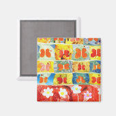 蝶踊り磁石 マグネット (正面/裏面)