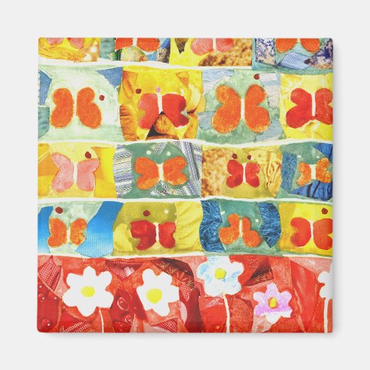 蝶踊り磁石 マグネット (正面)