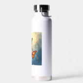 蝶輝く水瓶 ウォーターボトル (左面)