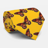 蝶金ゴールドのタイ ネクタイ (ロール)