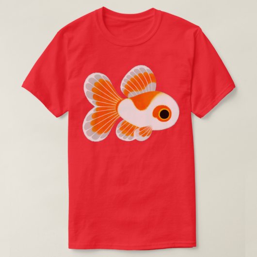 蝶金魚 Tシャツ (デザイン正面)