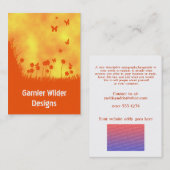 蝶雲 名刺 (正面/裏面)