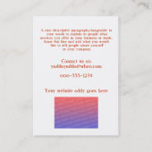 蝶雲 名刺 (裏面)