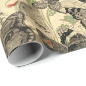 蝶類及びレース贈答用包装具 ラッピングペーパー (ロールコーナー)