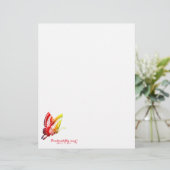 蝶飛ばないでよソア！文房具 レターヘッド (スタンド正面)