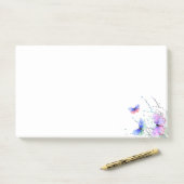 蝶飛んでいるが投稿するノート ポストイット (デスク)