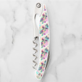 蝶飛んでいるウェイターのコルク ソムリエナイフ (正面)