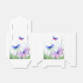 蝶飛んでいるギフトボックス フェイバーボックス (折り畳みなし)