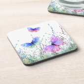 蝶飛んでいるコースター コースター (左側)