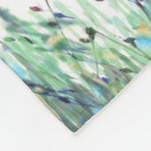 蝶飛んでいるフリースブランケット フリースブランケット (角)