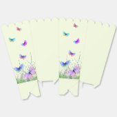 蝶飛んでいるポップコーン箱 フェイバーボックス (見開き)