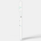 蝶飛んでいるモルフォと（昆虫）オオカバマダラ、モナーク Case-Mate iPhoneケース (裏面 / 左)