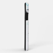 蝶飛んでいるモルフォと（昆虫）オオカバマダラ、モナーク Case-Mate iPhoneケース (裏面/右)