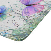 蝶飛んでいる切り盤 カッティングボード (角)