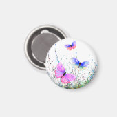 蝶飛んでいる磁石 マグネット (正面/裏面)