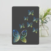 蝶飛んでいる自然フード付きスウェットシャツ セーブザデート (スタンド正面)