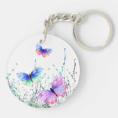 蝶飛んでいる鎖 キーホルダー (裏面)