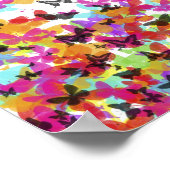 蝶飛んでいる類 ポスター (角)