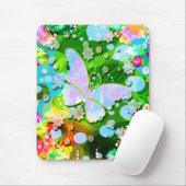 蝶飛んでいる マウスパッド (マウス)