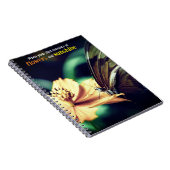 蝶食べ物を与えの花 ノートブック (右側)