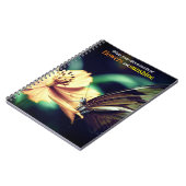 蝶食べ物を与えの花 ノートブック (左側)