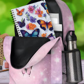 蝶鮮やかと花 ノートブック