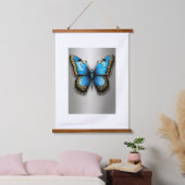 蝶鮮やかプリントボード – クレアティに最適 吊り下げ型タペストリー (寝室)