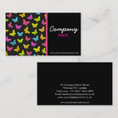蝶鮮やか名刺 名刺 (正面/裏面)