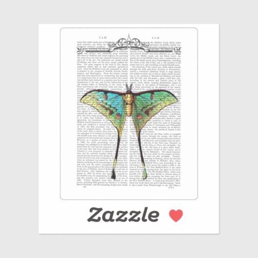 蝶鮮やか シール (シート)