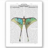 蝶鮮やか シール (正面)