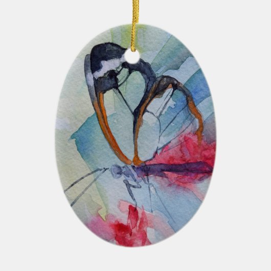 蝶10オーナメント セラミックオーナメント (正面)