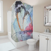 蝶10モザイクシャワー・カーテン シャワーカーテン (インサイチュ)