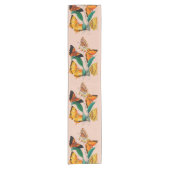 蝶14" X 72"テーブルのランナー ショートテーブルランナー (正面)