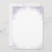 蝶1st誕生日招待状ガールズ誕生日 招待状 (裏面)