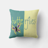 蝶2トーン クッション (裏面)