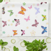 蝶2 キッチンタオル (折り畳み)