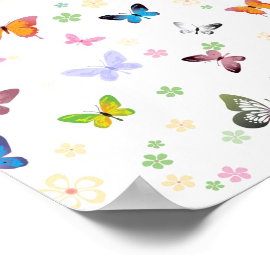 蝶2 ポスター (角)