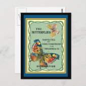 蝶2 ポストカード (正面/裏面)