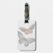 蝶3 ラゲッジタグ (裏面縦)