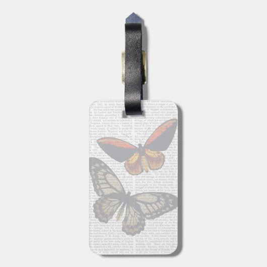 蝶3 ラゲッジタグ (裏面縦)