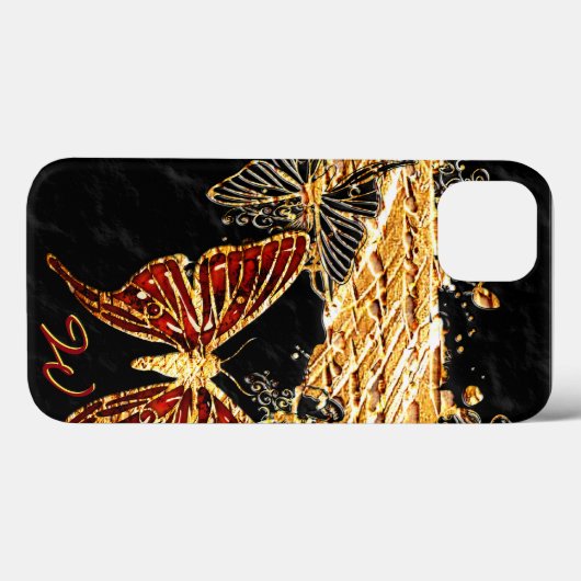 蝶3 Case-Mate iPhoneケース (裏面 (横))